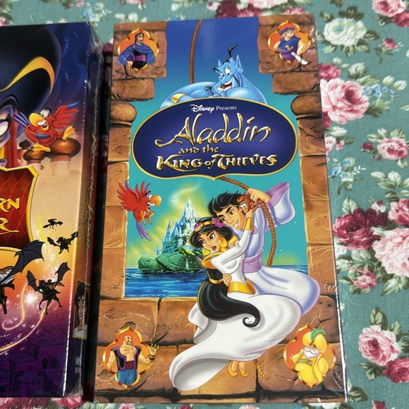 Aladdin 📼 collection: The Return of Jafar, and the King of Thieves. Disney VHS. - Picture 2 of 9